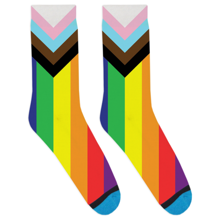 DivvyUp - Wholesale Socks - Unisex - Pride Flag Socks0