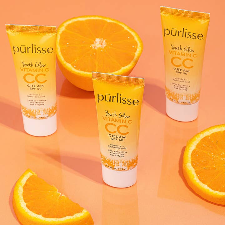 Purlisse Beauty - Wholesale Tinted Moisturizer - Youth Glow Vitamin C CC Cream SPF 503