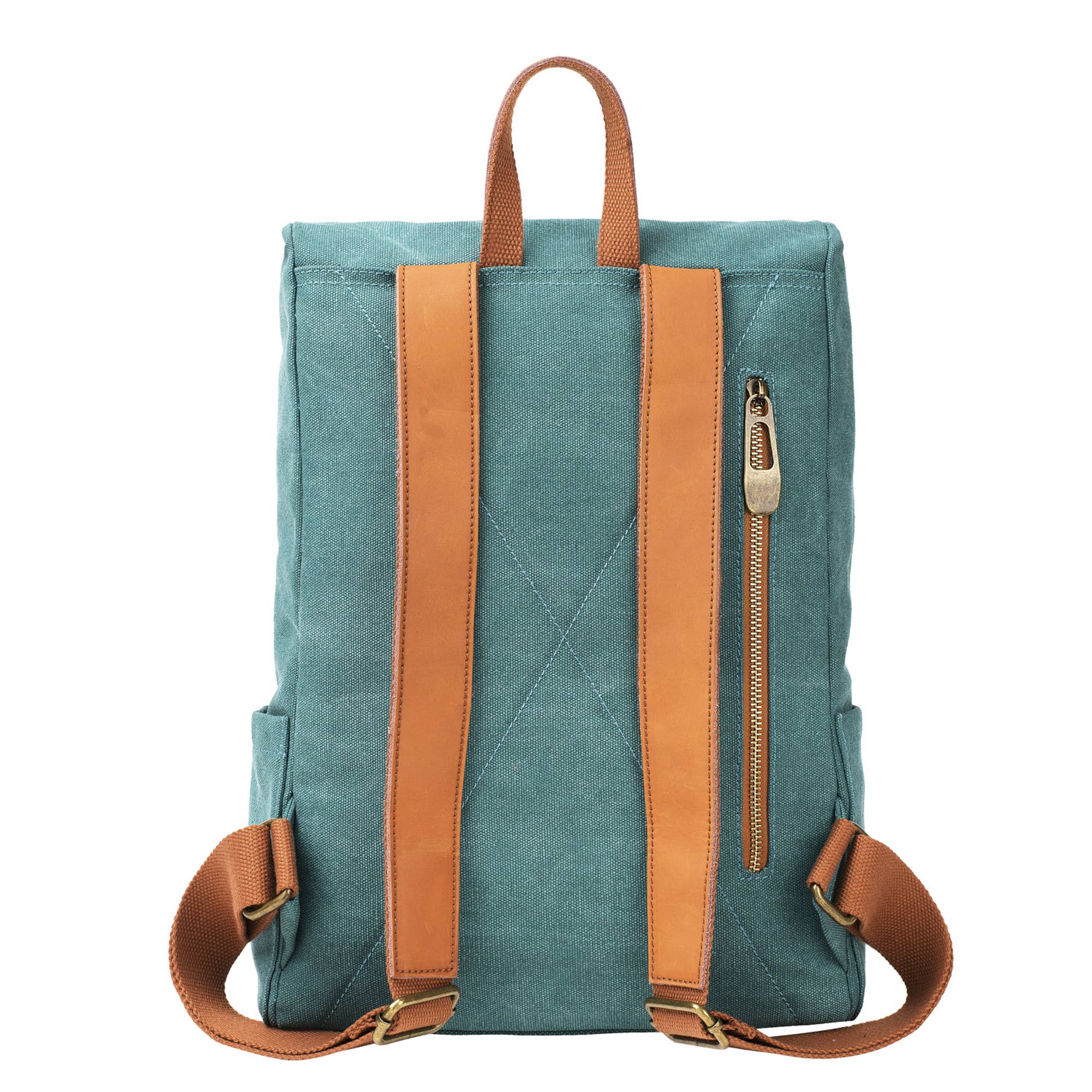 ZEDE PARIS – Großhandel Rucksack – Damen – Quai de la Gare (XL) - Rucksack aus Leinen und Leder26
