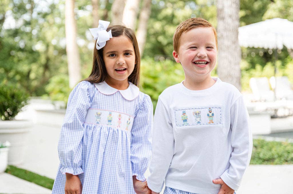 Ruth and Ralph - Wholesale Top & Pant Set - Kids - Nutcracker Smocked Beau T-Shirt/Pants Set3
