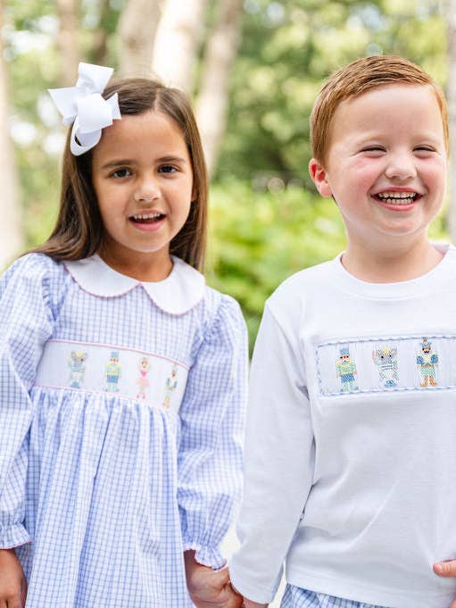 Ruth and Ralph - Wholesale Top & Pant Set - Kids - Nutcracker Smocked Beau T-Shirt/Pants Set3