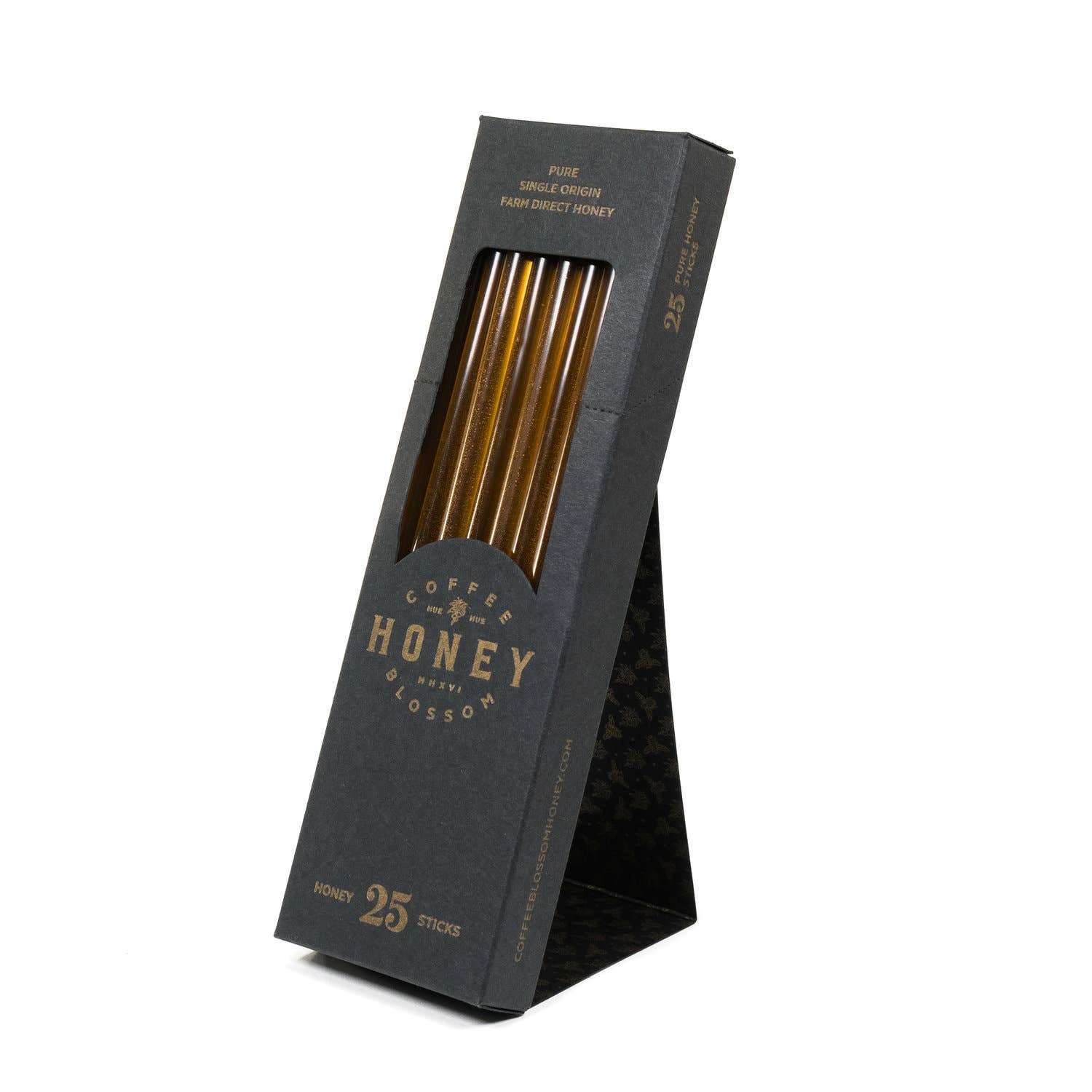 Coffee Blossom Honey - Wholesale Honey - Coffee Blossom Honey - Kickstand Box (box of 25 honeysticks)11