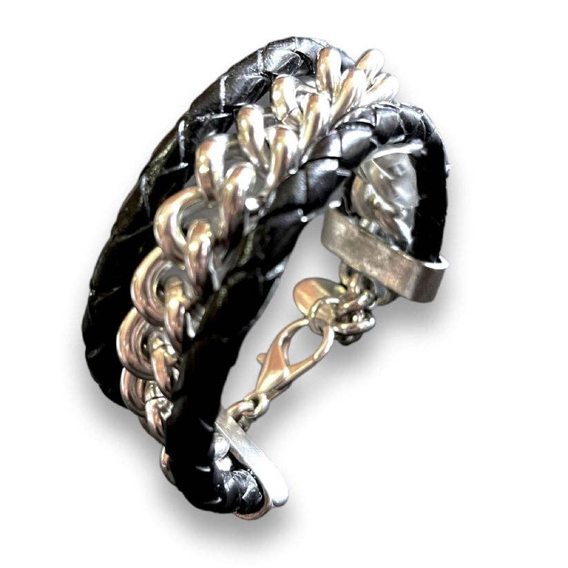 Gloria Mago - Wholesale Link & Chain Bracelet - Channel bracelet in silver3