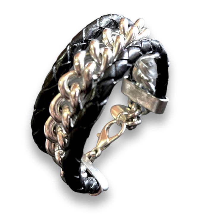 Gloria Mago - Wholesale Link & Chain Bracelet - Channel bracelet in silver3