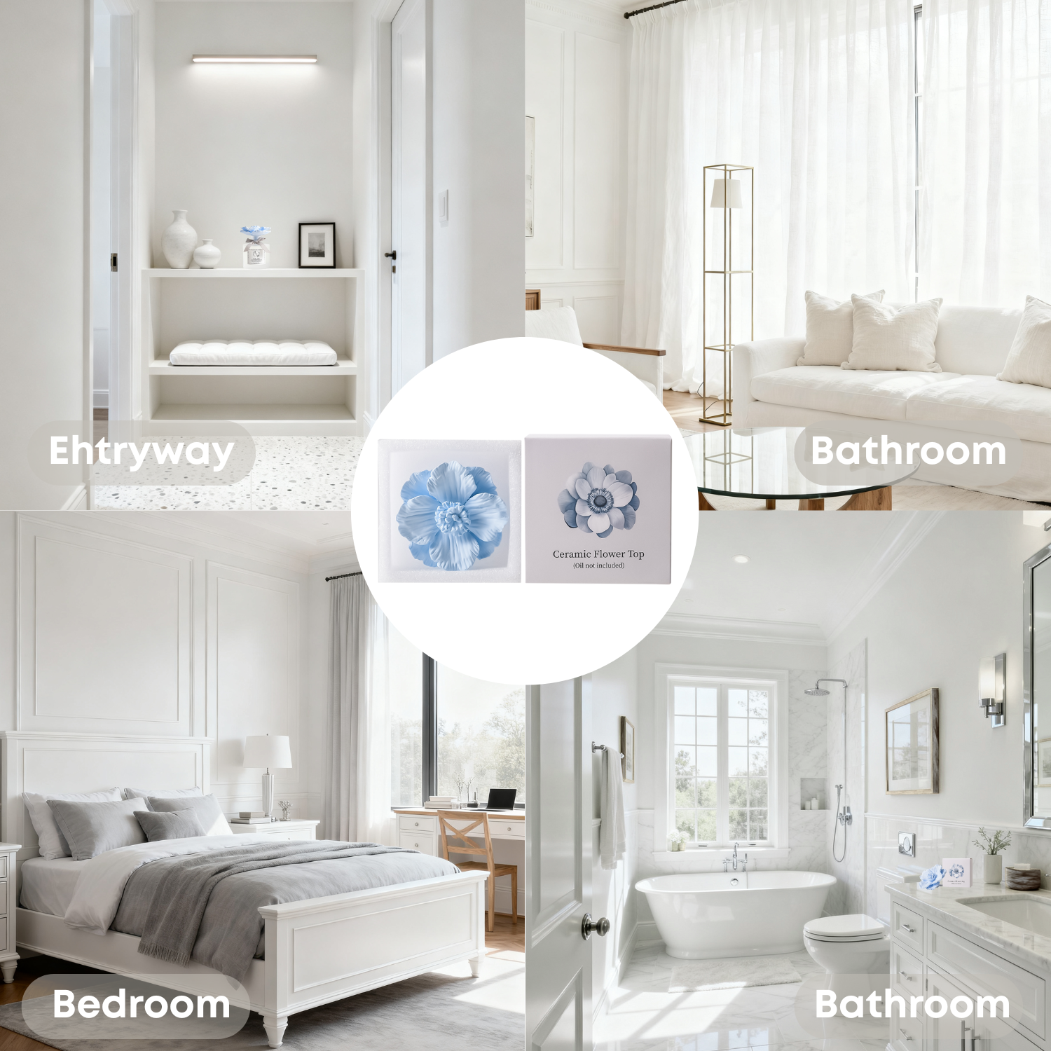 Pretty Valley Home - Wholesale Reed Diffuser - Marigold Ceramic Color Flower Applicable to Diffuser (2025)6