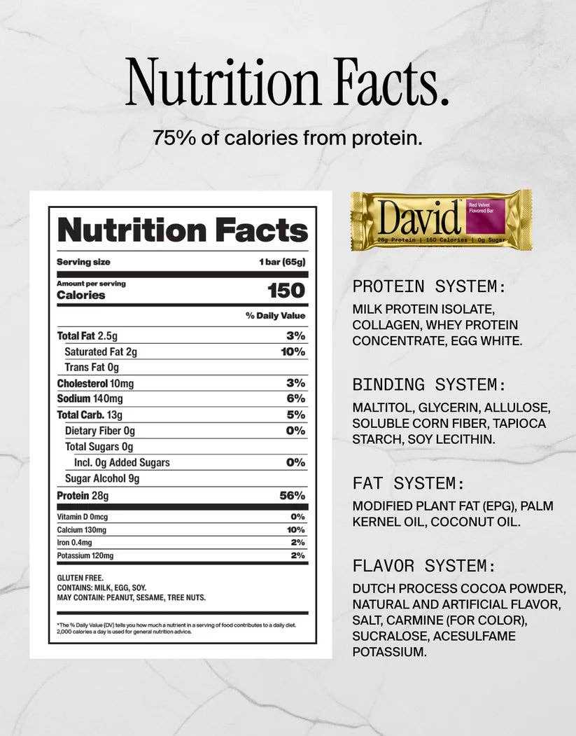 Campus Protein - Wholesale Snack Bar - David Protein Bar13