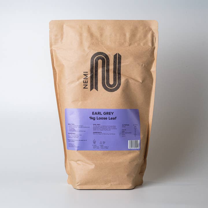 Earl Grey 1kg Loose Leaf Tea for wholesale by NEMI Teas