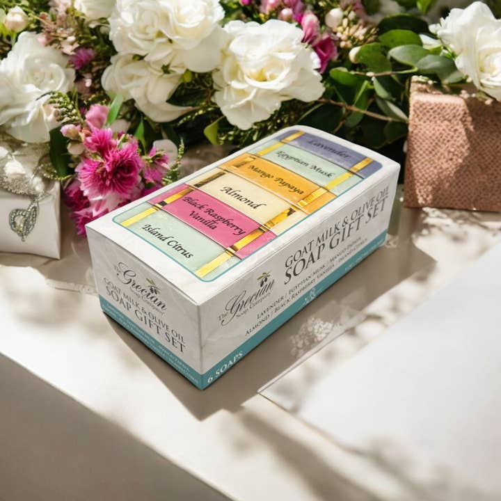 The Grecian Soap Company - Wholesale Bar Soap - Goat Milk & Olive Oil Soap 6-Pack
