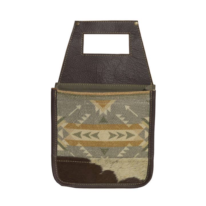 Canvas & Leather Grey Mashy 6 Pack Beer Caddy for wholesale by Hopofly Bags