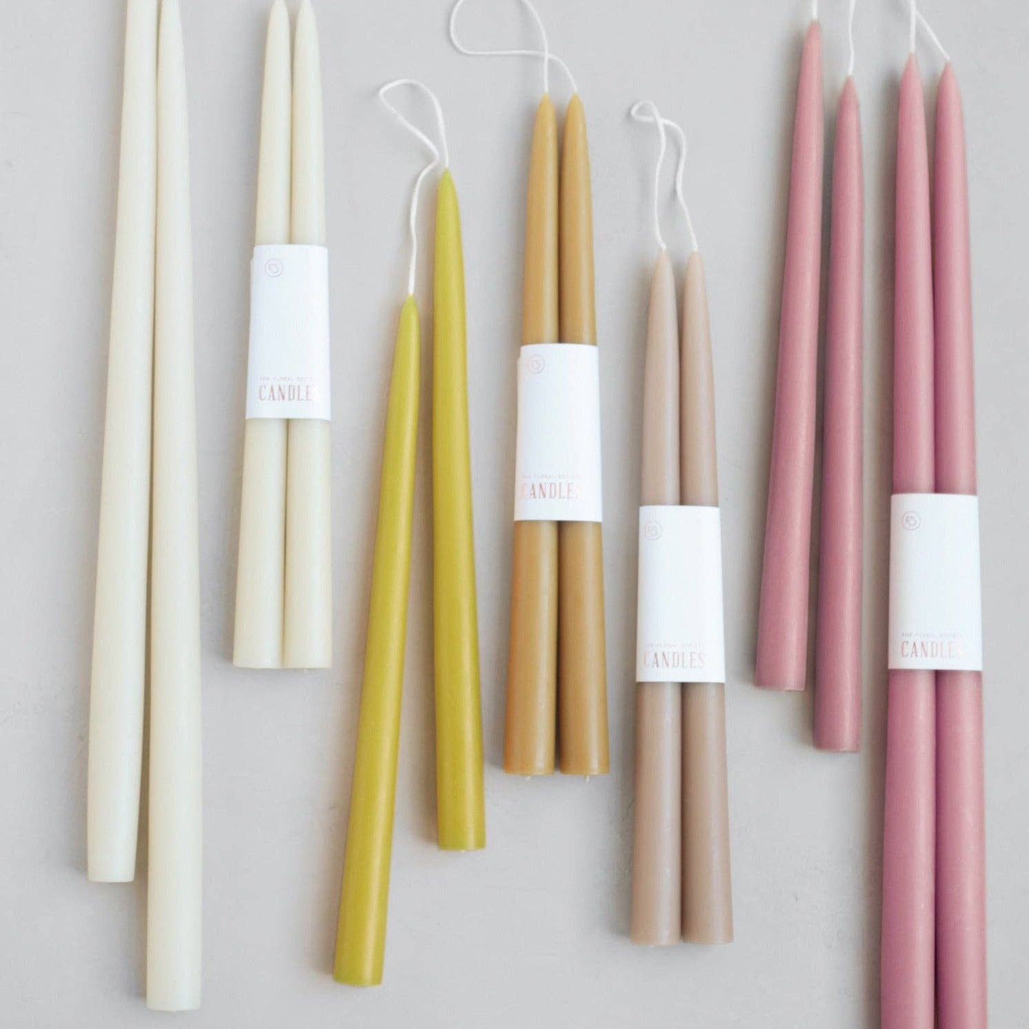 The Floral Society - Wholesale Tapered Candle/Candlestick - 12" Dipped Taper Candles30