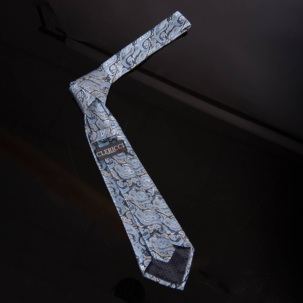 Selini New York - Wholesale Suit Set - Men's - 12pc Paisley Poly Woven Tie, Hanky & Cufflink Set2