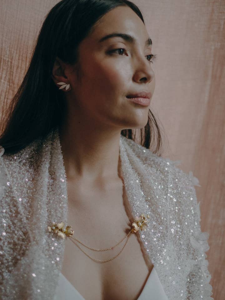 LILLITH // Floral Cape Clip // 2022 for wholesale by Hushed Commotion