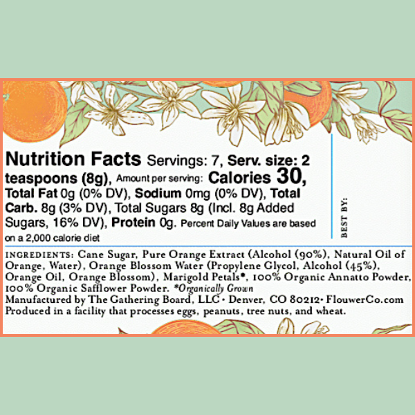 FLOUWER CO. – Großhandel Cocktailmischung/-sirup – Cocktail-Würfel – Orange Blossom7