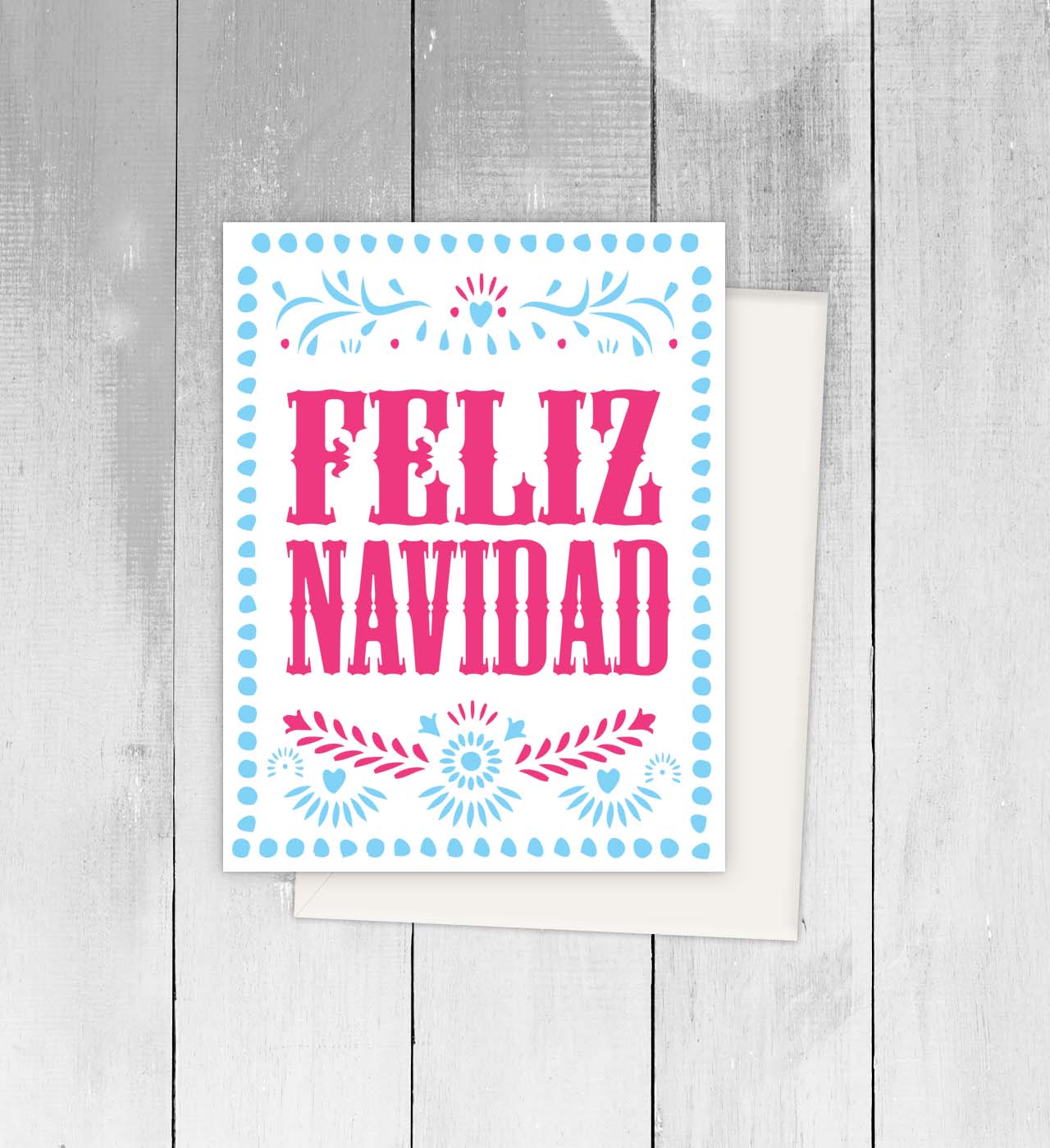 Viva Greetings - Vendita all'ingrosso Biglietti di auguri di Natale - Biglietto di auguri spagnolo natalizio Papel Picado