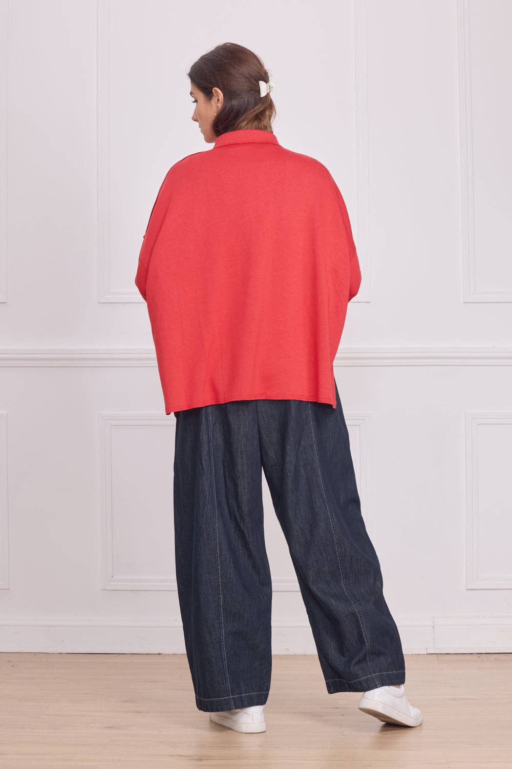 BELLA BLUE - Venta al por mayor Camisa con botones - Mujer - A114-V128 - Camisa2