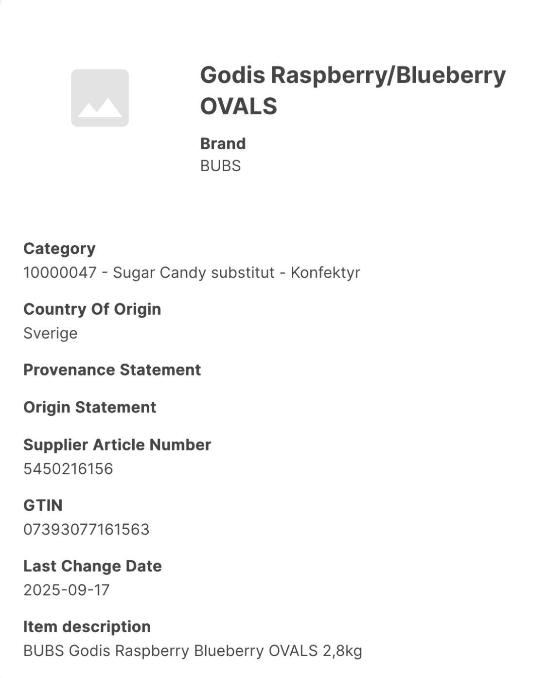 Swedelicious - Swedish Candy - Wholesale Gummy - Bubs Raspberry/Blueberry Ovals - Swedish Candy1