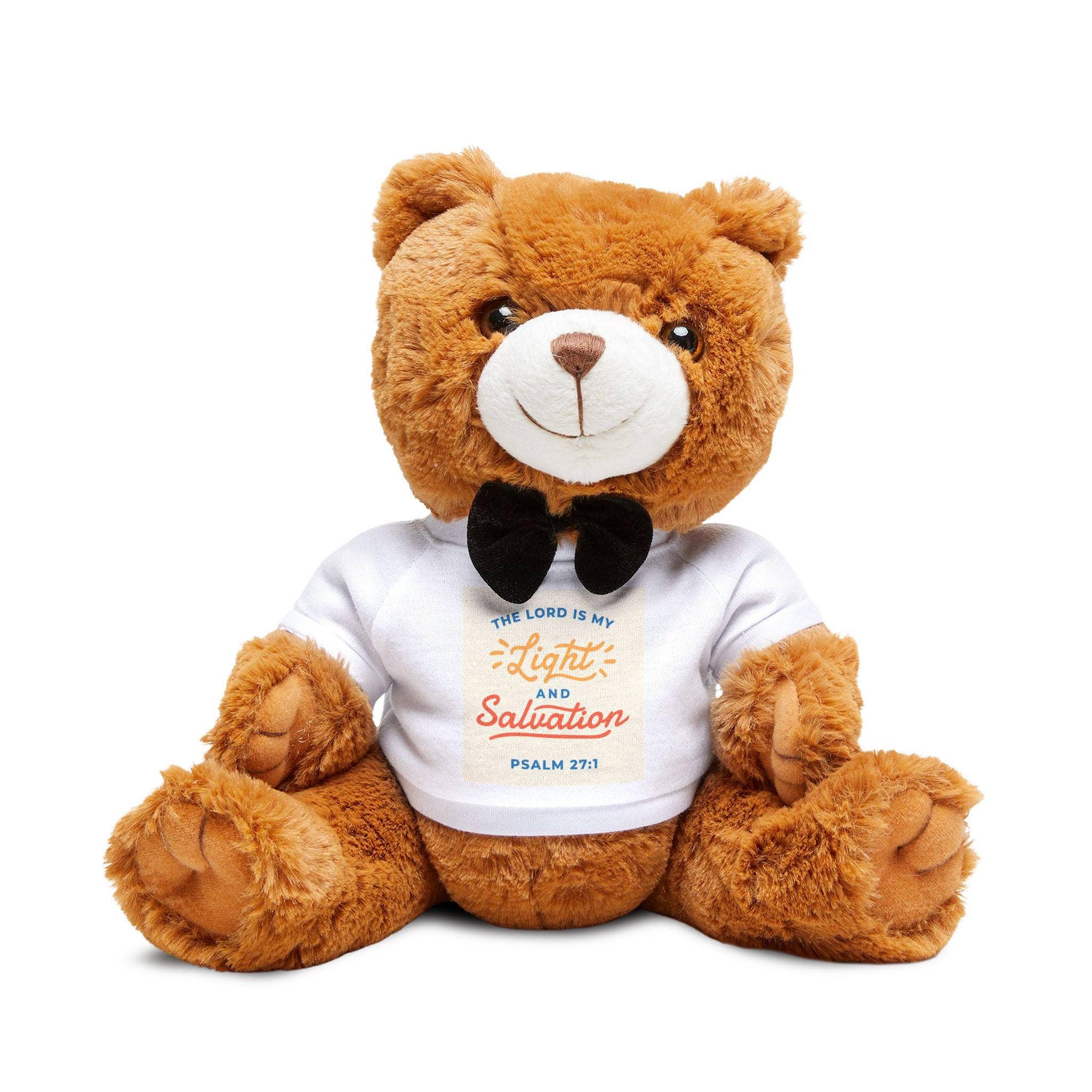 Seeds of Truth Designs – wholesale Stuffed/plush toy – Kids & baby – The Lord is My Light & Salvation Scripture Plush Bear1