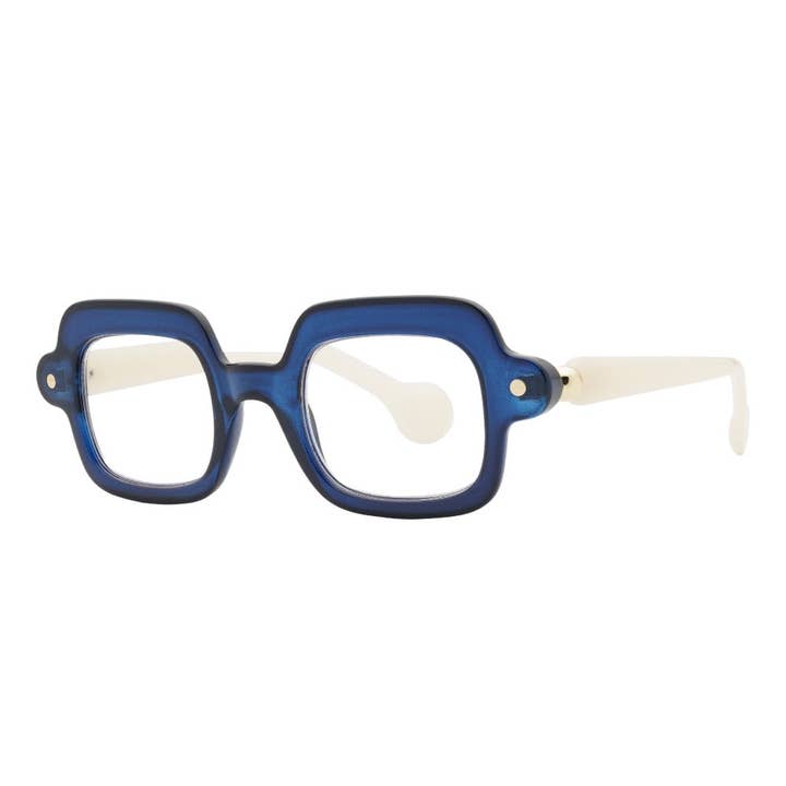 MEL | Marinblå | Elfenben | Ljusblå för wholesale av Ryan Simkhai Eyeshop