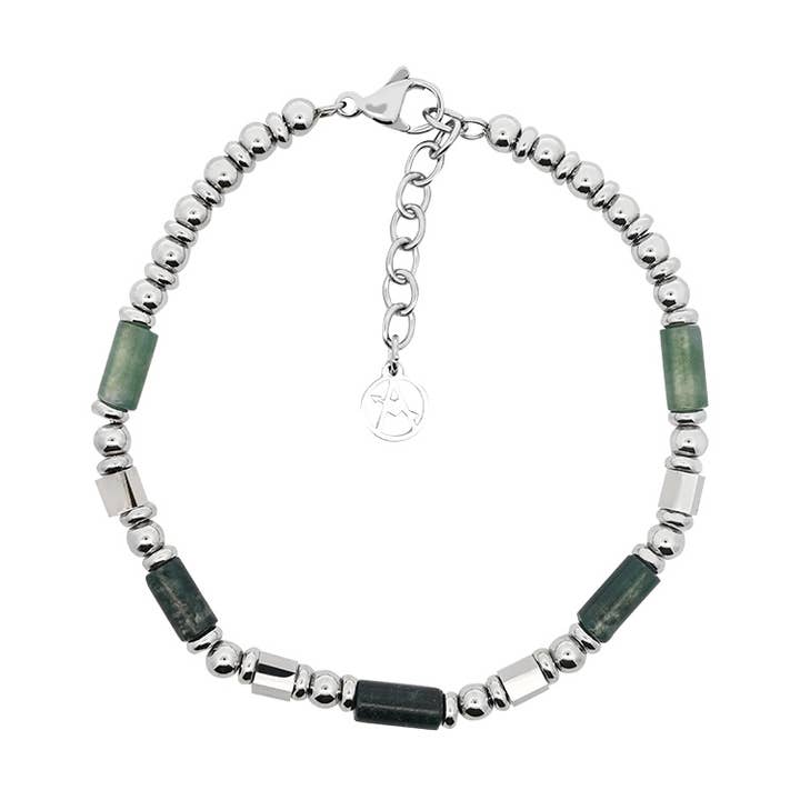 MEN'S BRACELET WITH SPHERES AND STONES - KM24100A960/961/962 for wholesale by AMORINO SRL