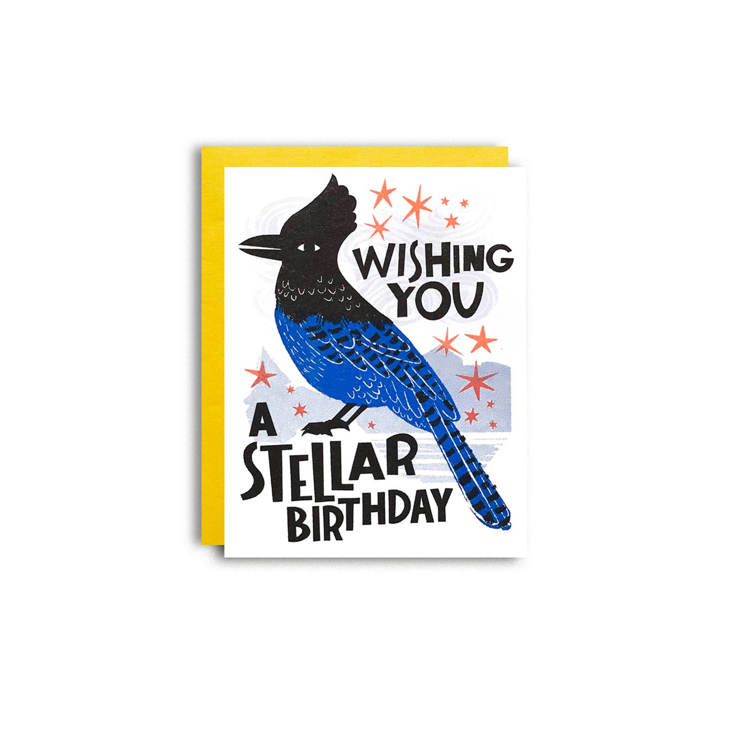 Pier Six Press - Wholesale Birthday Card - Stellar Birthday - Funny Risograph Greeting Card2