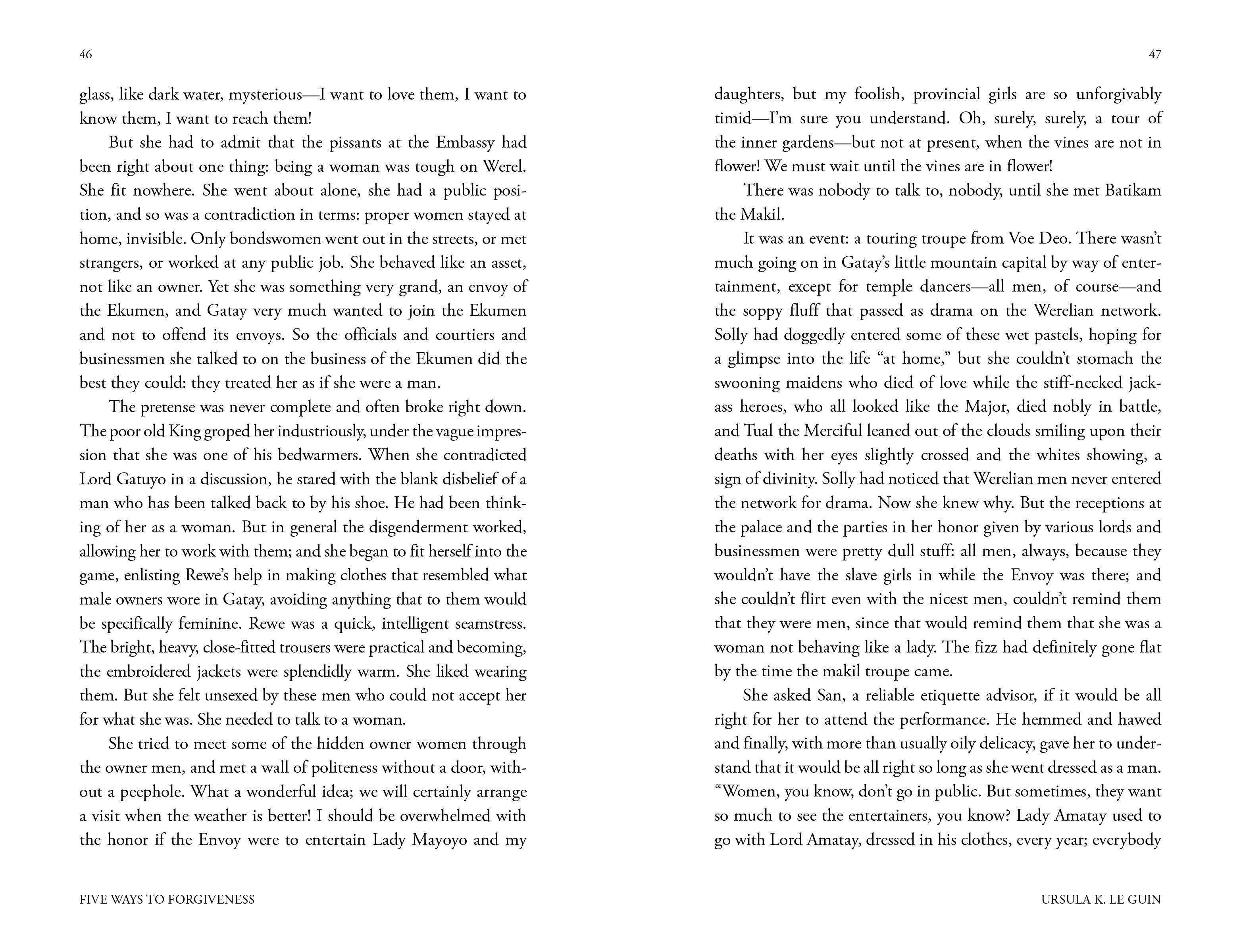 Hachette Book Group - Wholesale Science Fiction - Five Ways to Forgiveness by Ursula K. Le Guin4