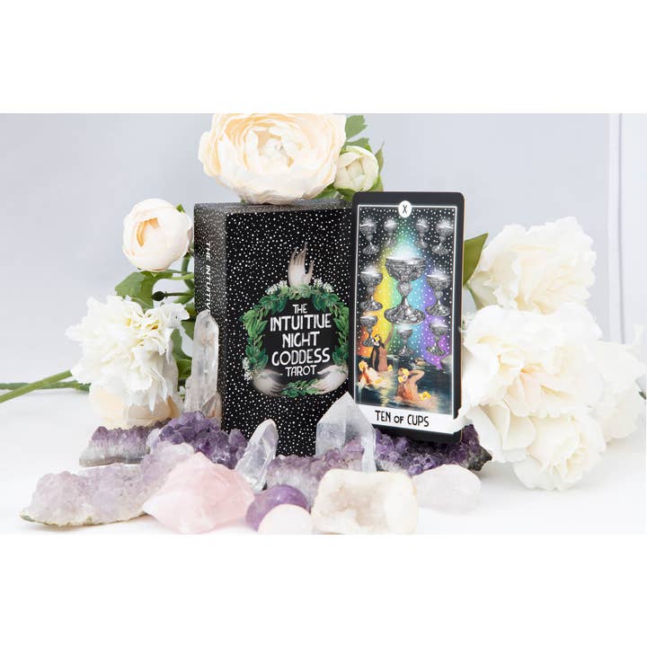 Eye Of Astro – wholesale Tarot cards – Special Gilded Edition: The Intuitive Night Goddess Tarot