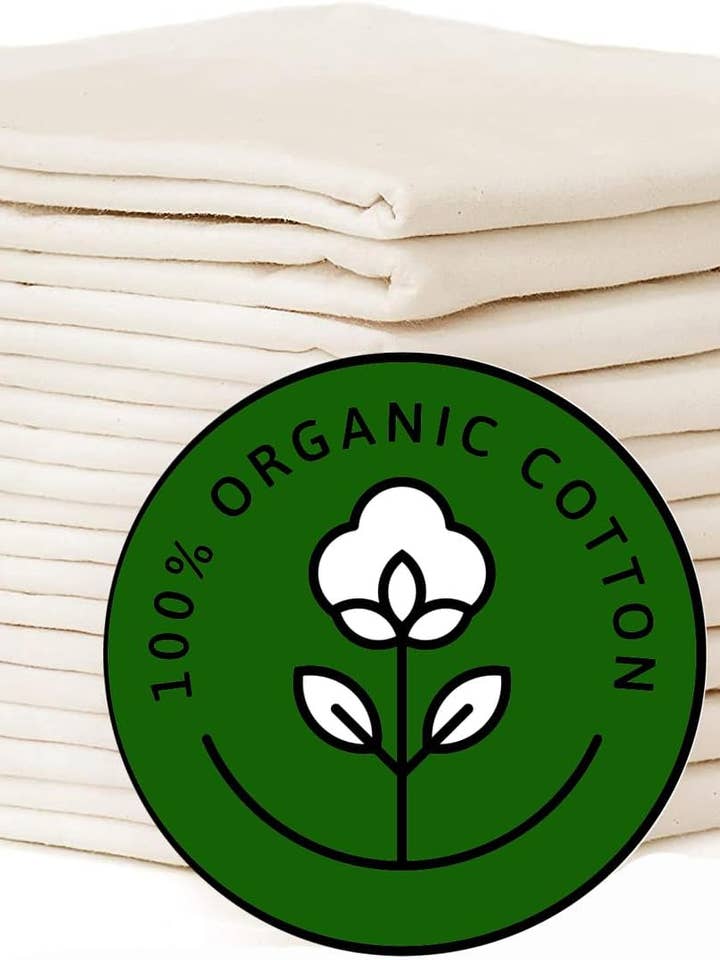 ORGANIC Flour Sack Towels 28 x 28 Inch for wholesale by NATURE IS GIFT LLC