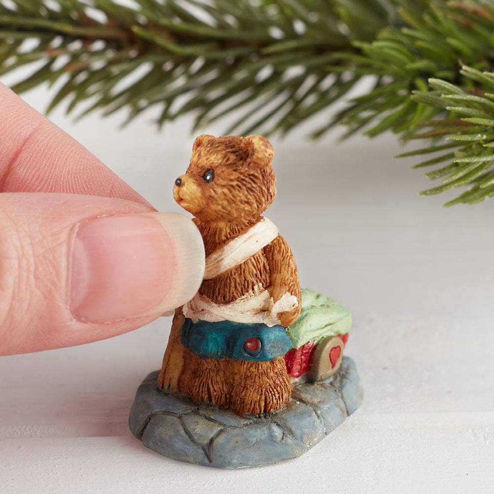 Factory Direct Craft - Wholesale Decorative tabletop object - 1-3/8"  Mini Teddy Town Boo Boo Bear Figurine2