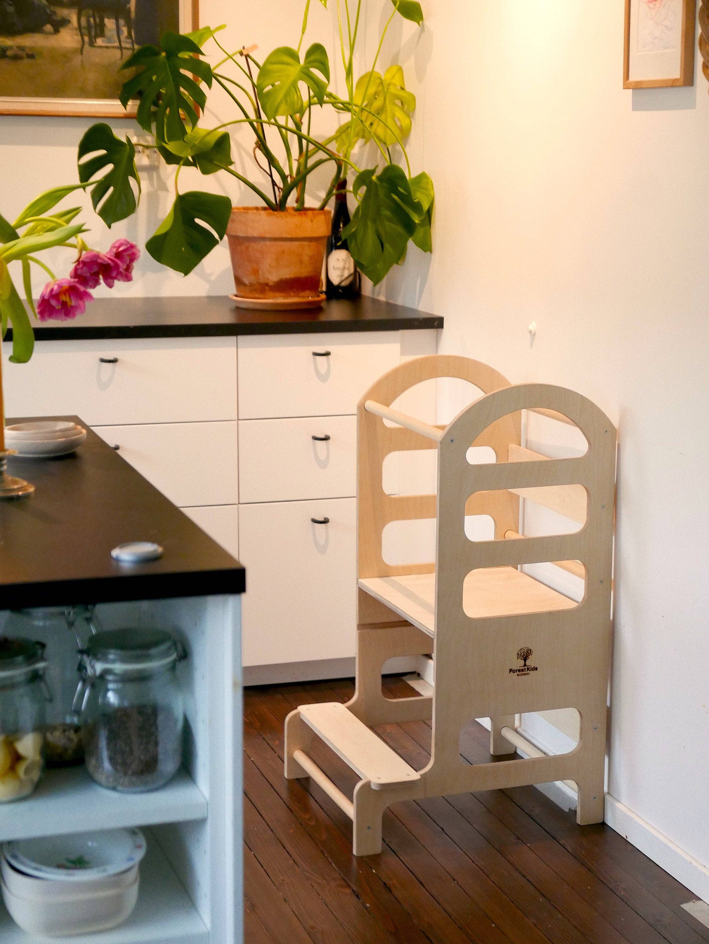 Forest Kids - Wholesale Wood Toy - Kids - Kids Adjustable Learning Tower | Montessori Kitchen Tower7