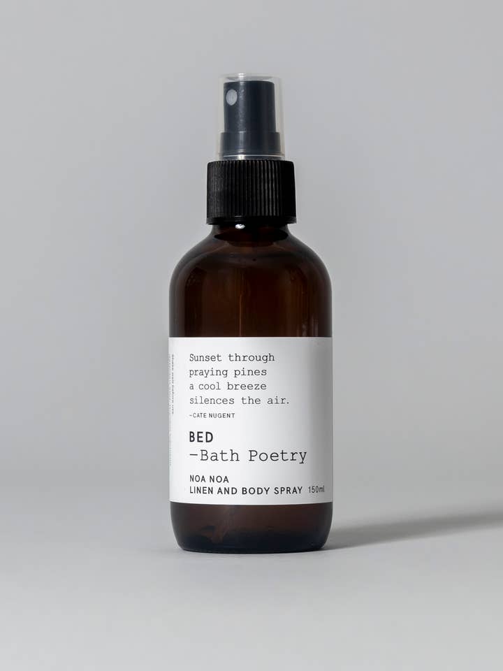 Noa Noa Linen and Body Spray for wholesale by Bath Poetry