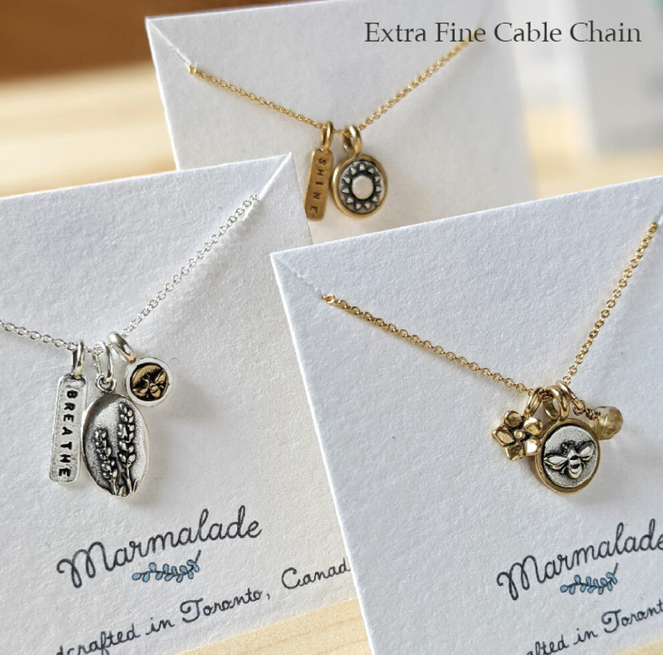 Marmalade Jewellery - Wholesale Link & Chain Necklace - Gold-Filled Chains - Short Chains (16", 18", 20")0