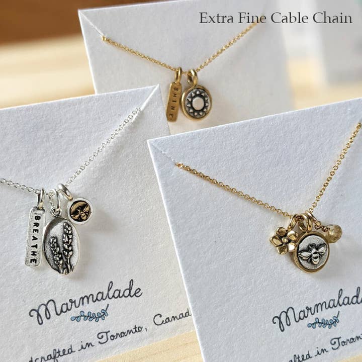 Marmalade Jewellery - Wholesale Link & chain necklace - Gold-Filled Chains - Short Chains (16", 18", 20")