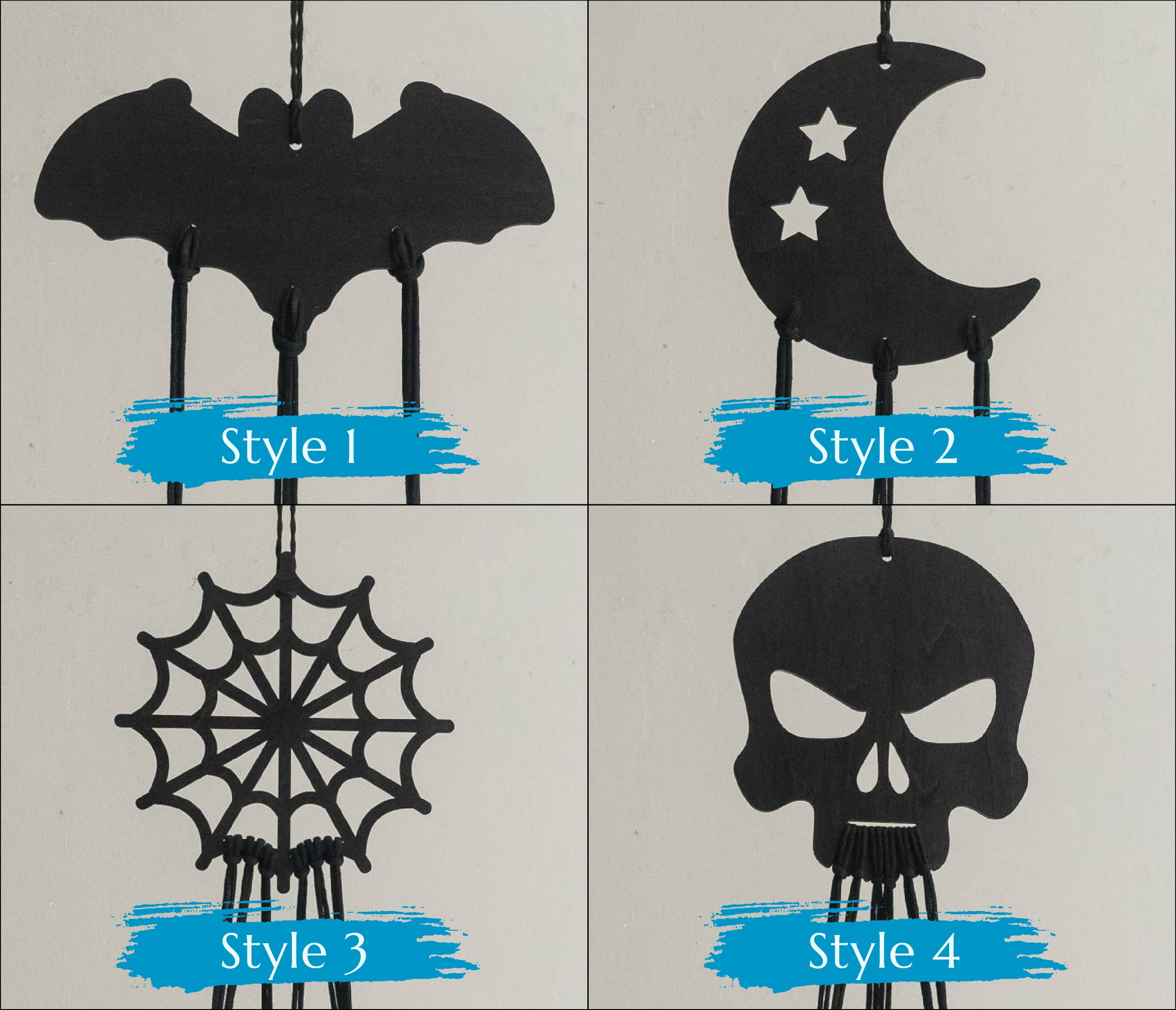 BeanDaikon – Engroshandel Hængende plantekasse – Gotisk Macramé Planteophæng Halloween Dekoration I983