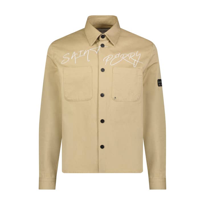 Maze Denim-skjorte - Beige for engroshandel hos SAINT PERRY