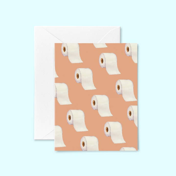 kathyphantastic – Großhandel Briefpapier-/Postkarten-Set – Quarantäne Toilettenpapier Card - Set von 62