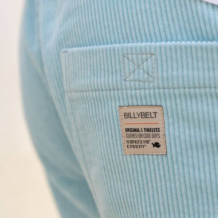 BILLYBELT – wholesale Shorts – Herr – Velvet shorts Beach Horizon i himmelsblå4