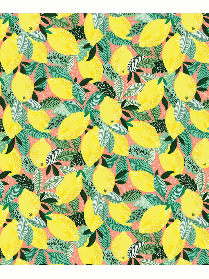 W53 Ljuvliga Citroner Presentpapper för wholesale av Earlybird Designs