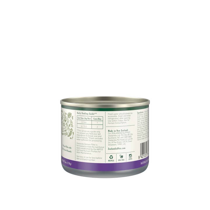 Zealandia - Wholesale Pet Food - Cat - Zealandia Venison Pâté Wet Cat Food2