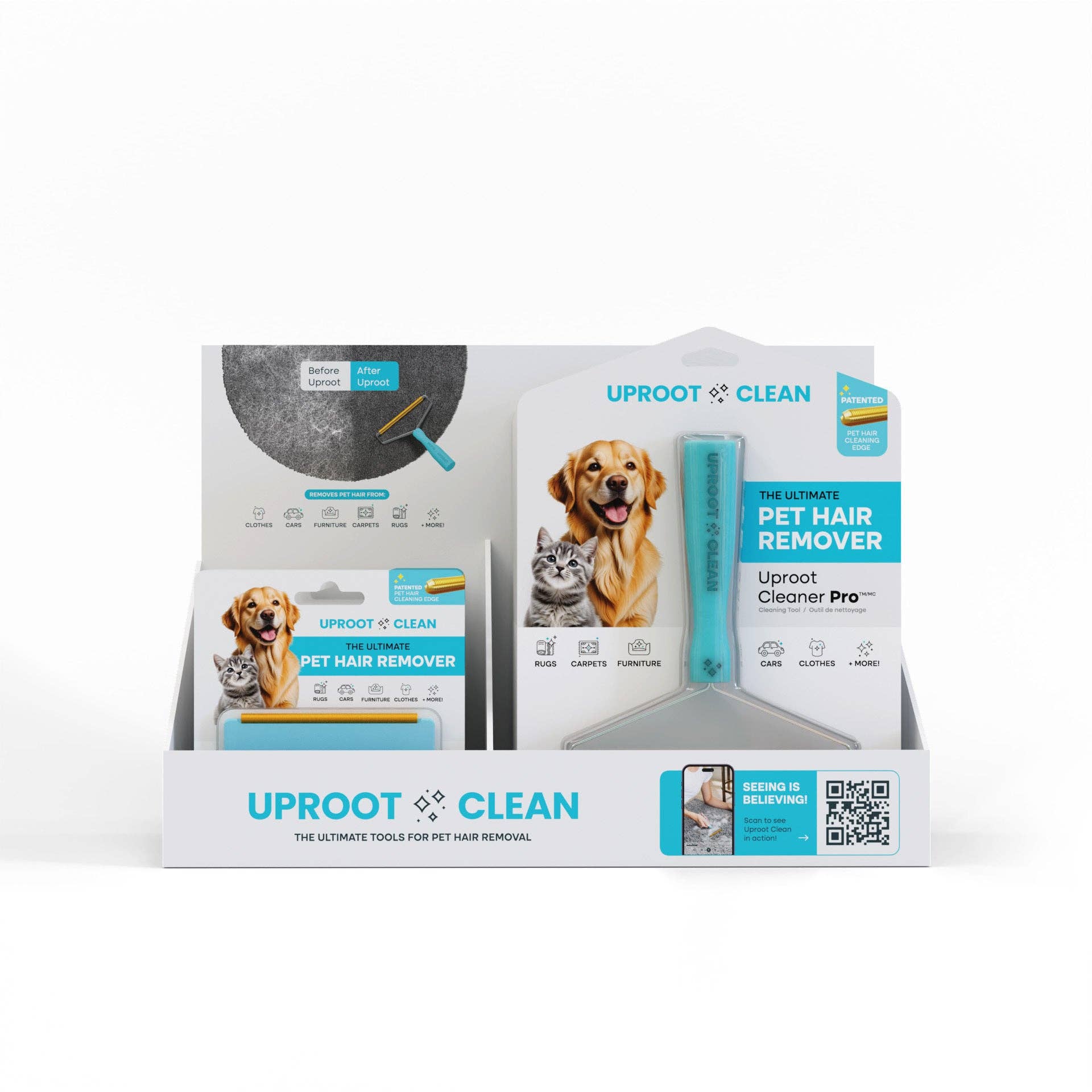 Uproot Clean - Wholesale Retailer Display - Home & Living - Uproot Cleaner Mini + Pro - Point of Sale Package3