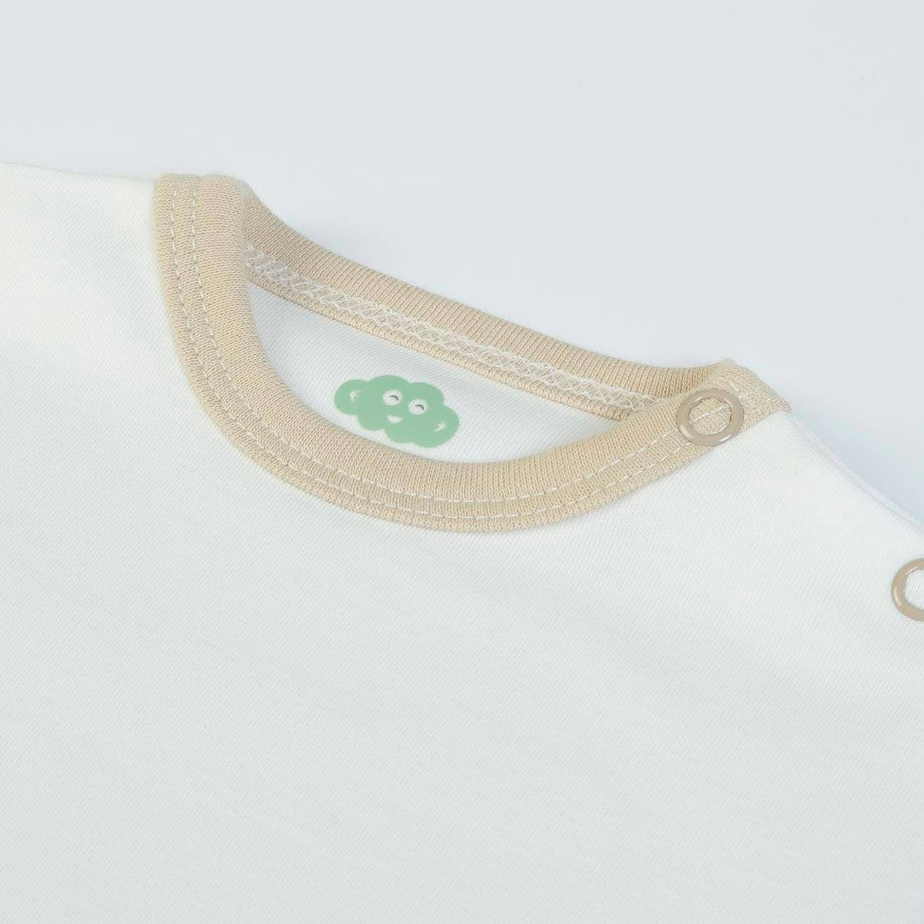 Offwhite brown 16262 - Salopete + t-shirt long sleeve - Organic - AW 24/25 for wholesale on Faire2