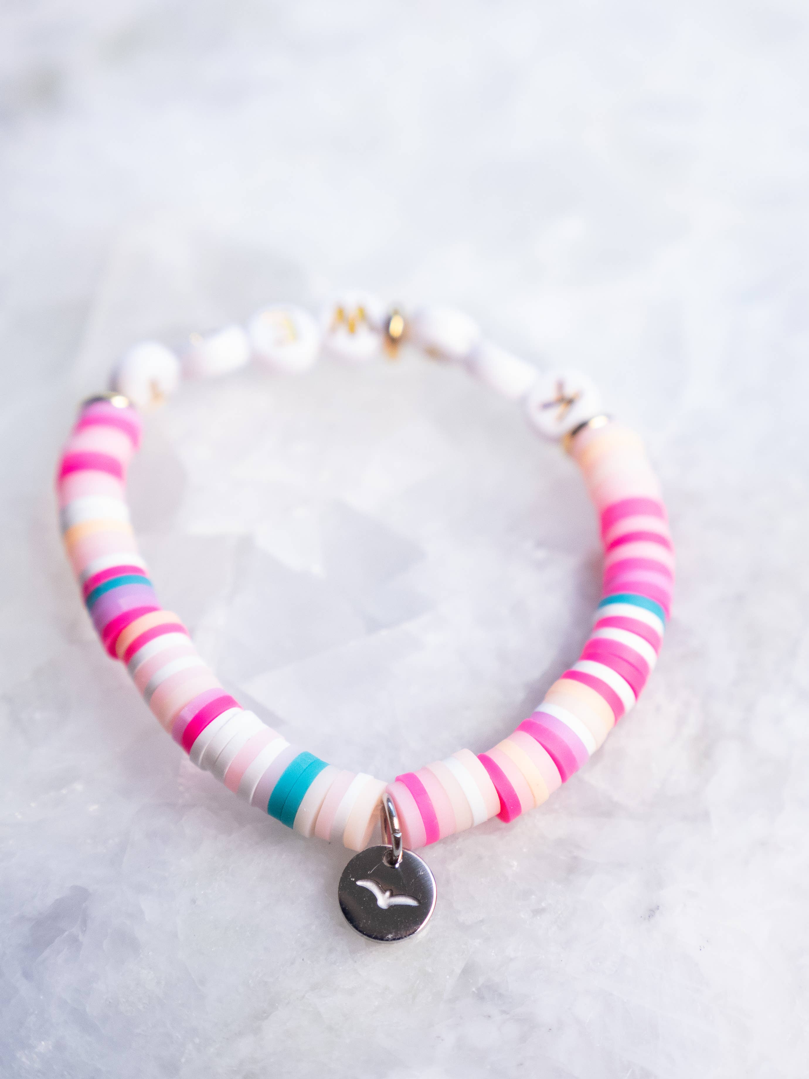 Haven - Wholesale Beaded Bracelet - Kids - Customizable Letter Bracelet - Polymer Clay - Kid Size5