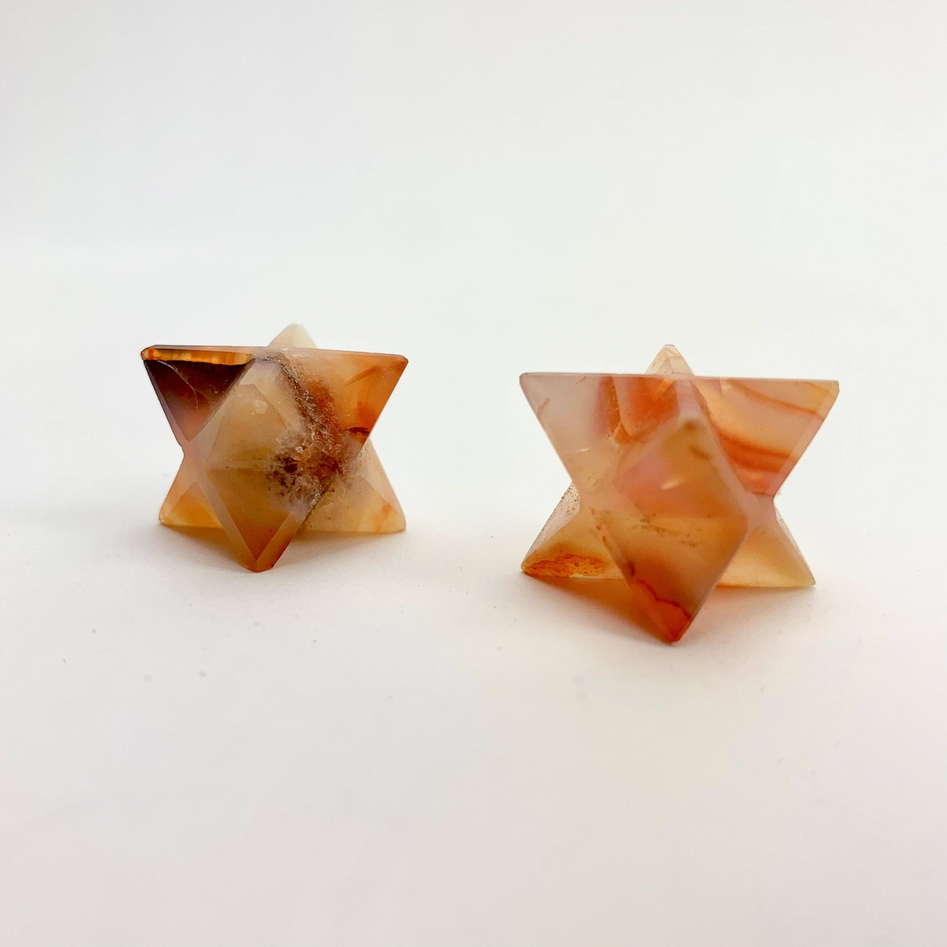 Pelham Grayson Rose - Venta al por mayor Piedras/cristales espirituales - VENTA! Merkaba | 25-30 mm | Elige una piedra8