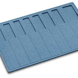 Gokos® Felt Pouch Steel Blue for wholesale by Gokos Cosmetics