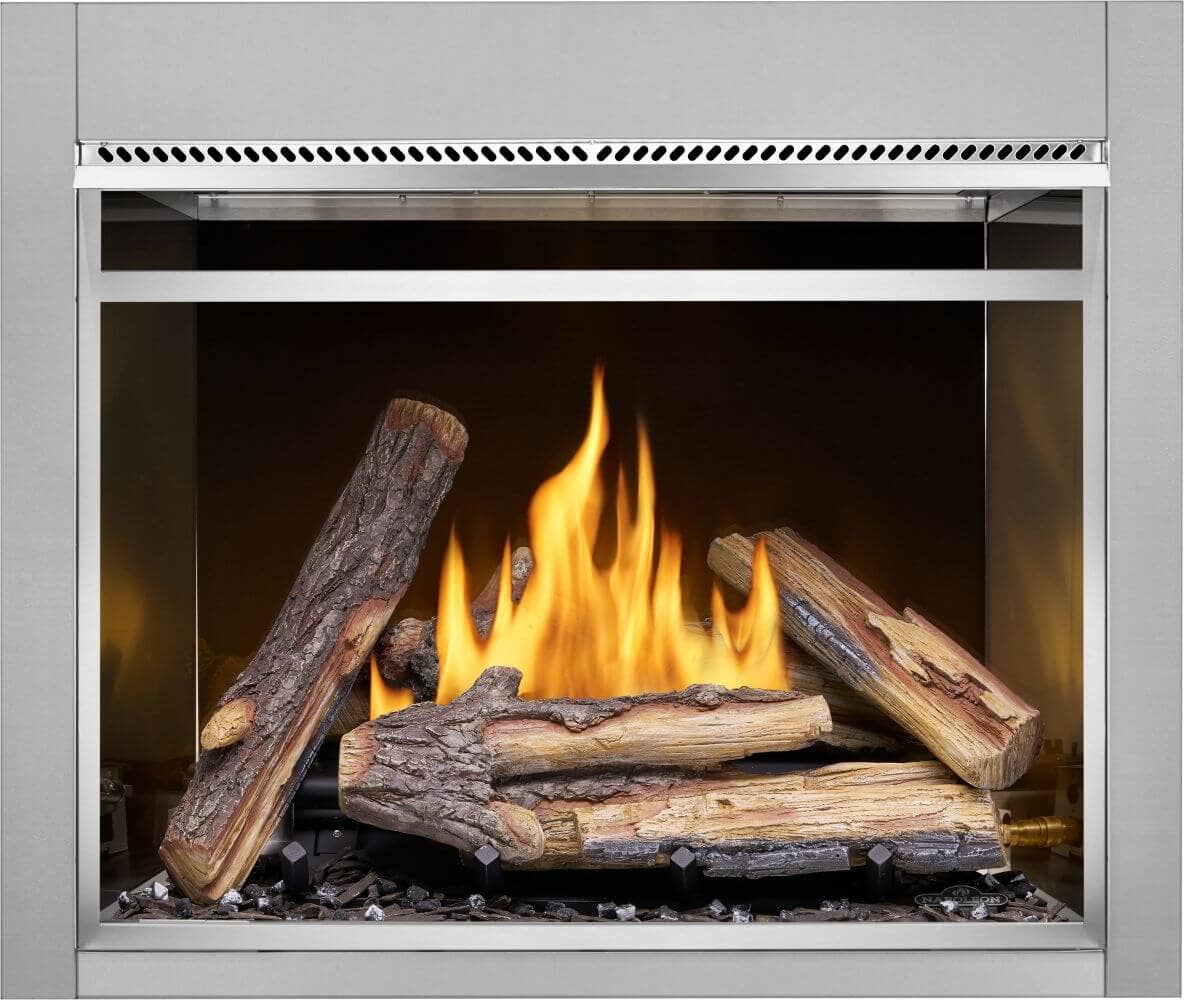 Patio Elegance – wholesale Fire pit – Riverside Outdoor Gas Fireplace – 42-Inch Stylish Heating Solution for Your Patio5