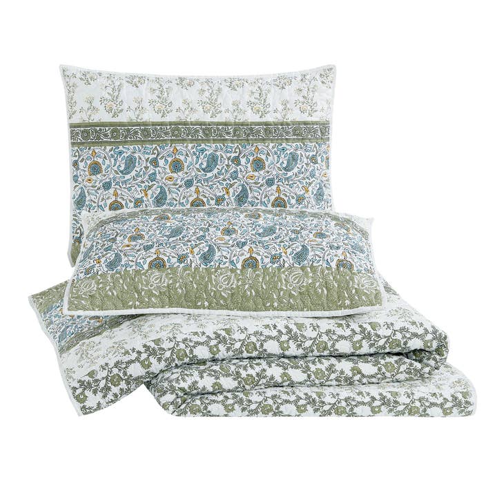 Peking Handicraft - Wholesale Bedding Set - Marseille Quilt Set - Modern Heirloom