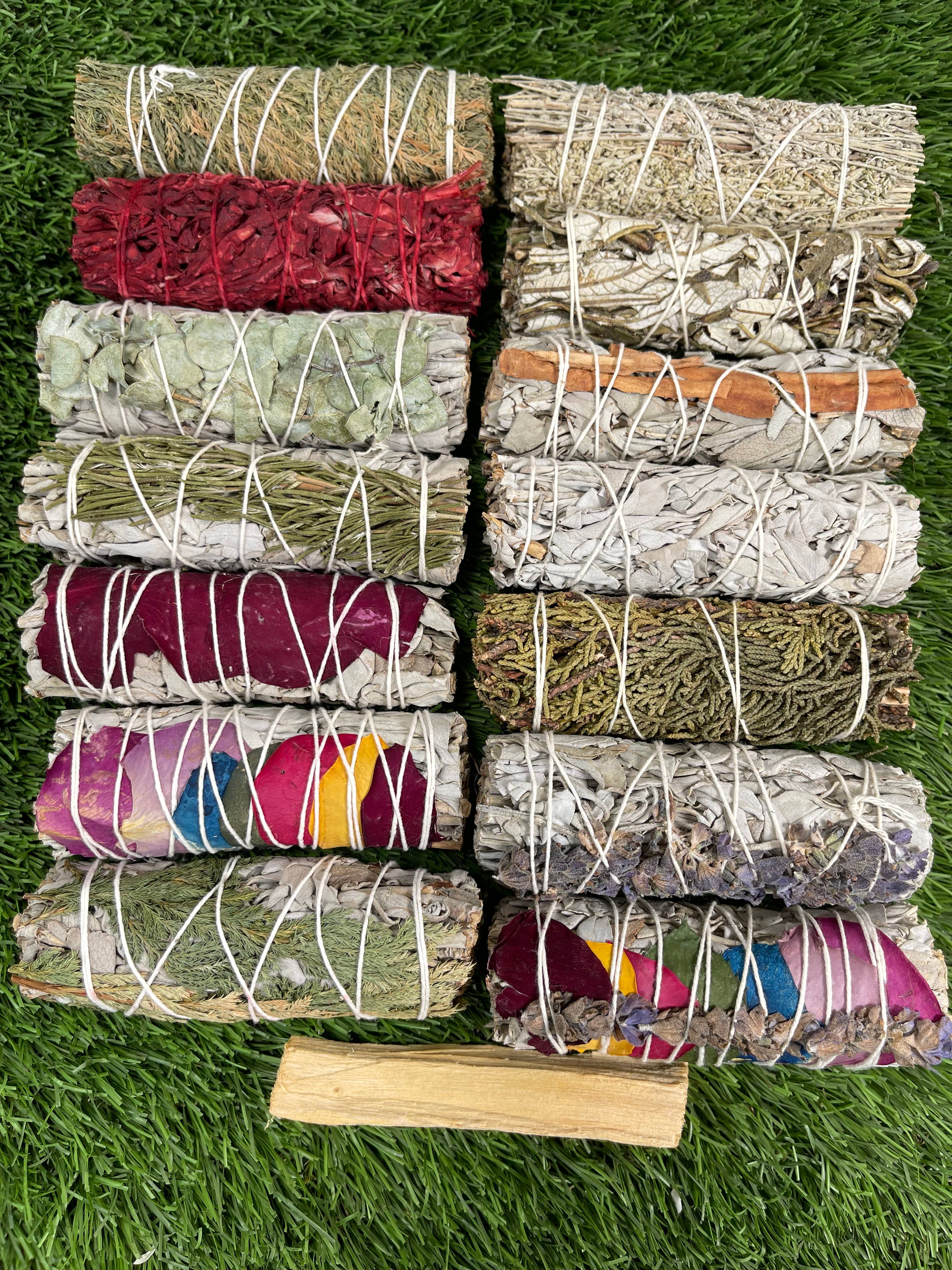 CaNatureLover - Vendita all'ingrosso Salvia - Bastoncini Incenso di Salvia Bianca e Lavanda per Purificazione1