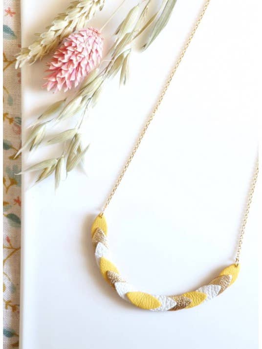 Collar Volta - Canario, Blanco para venta al por mayor de May & June