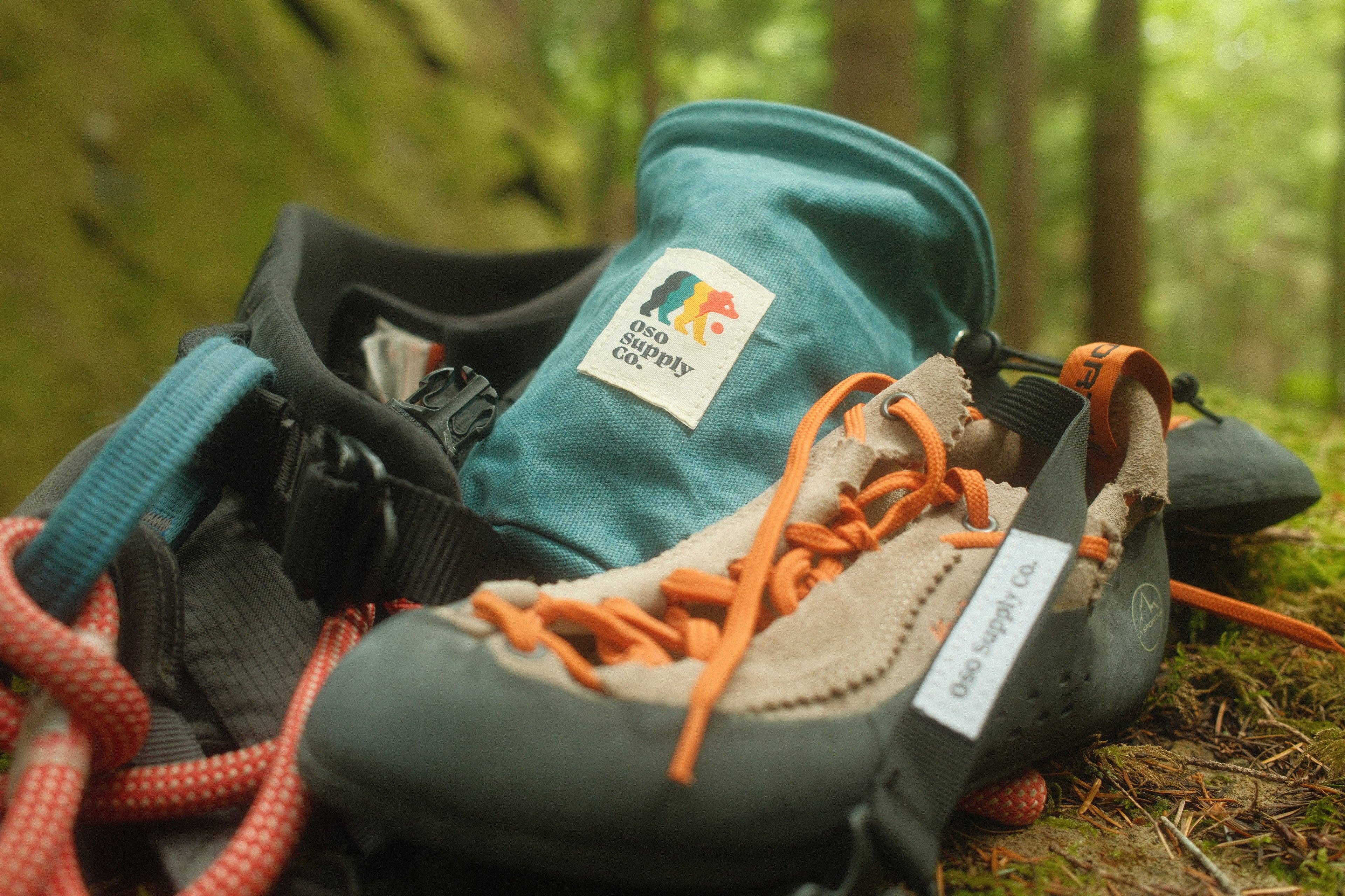 Oso Supply Co - Wholesale Drawstring Bag - Unisex - Waxed Canvas Chalk Bags14