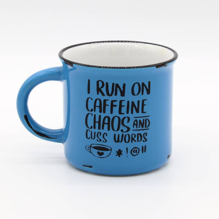 Kaffee und Chaos | Mehr Koffein | Crazy House | Kindererziehung für den Großhandel von The MAD Mugs