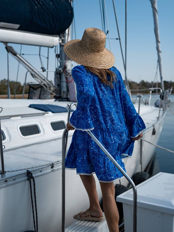 Blue Margaritaville by Kenny Flowers – The Ode to Jimmy - Tunic Dress for wholesale on Faire